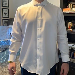Calvin Klein Men’s White Dress Shirt